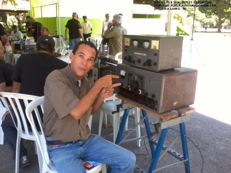 PY7CFT Revoredo na demostração pública de equipamentos